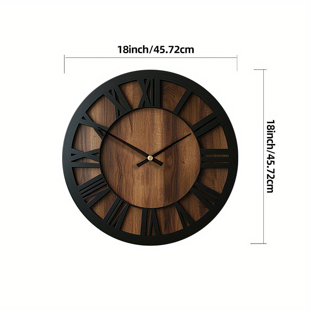 Vintage Roman Numeral Wall Clock – product image 9