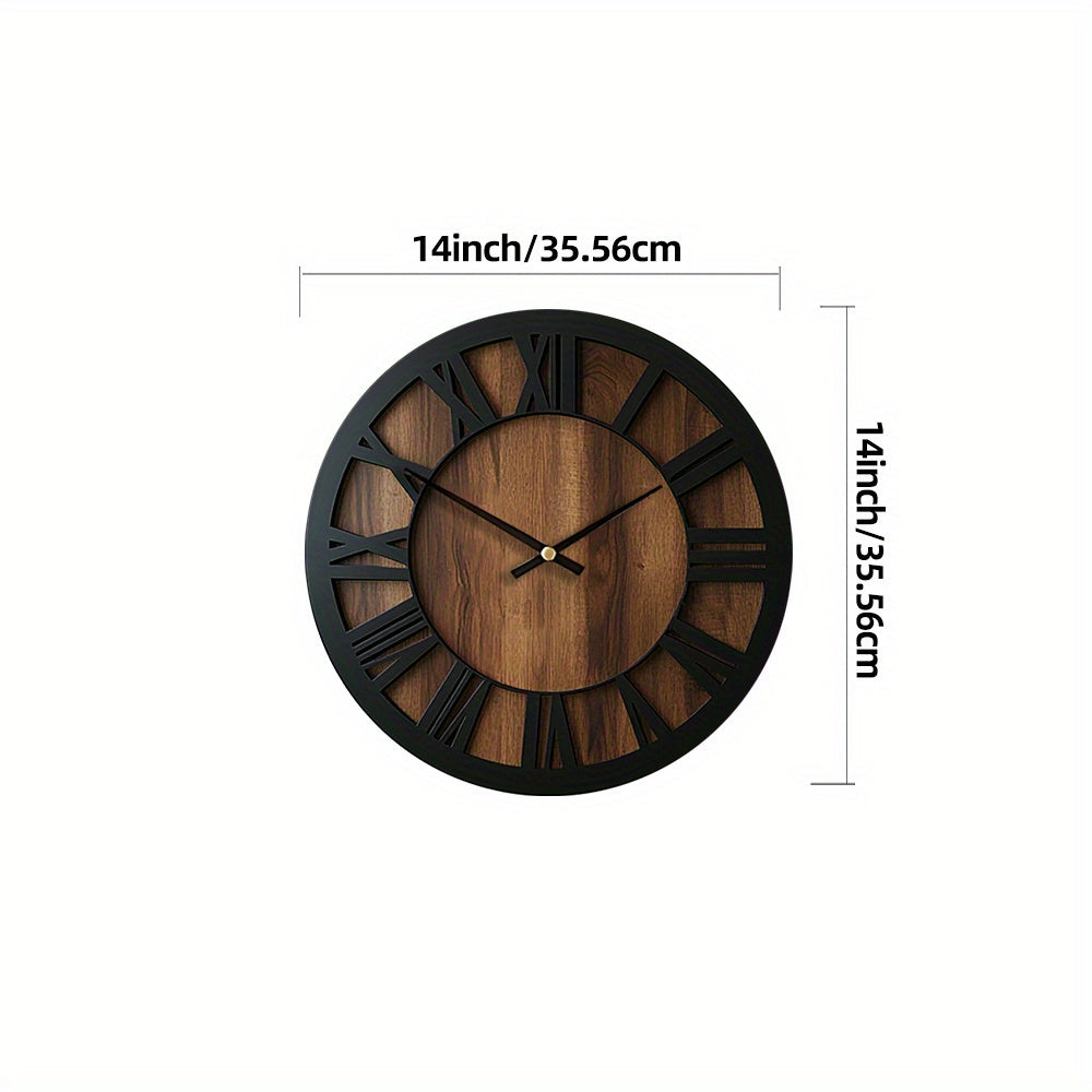 Vintage Roman Numeral Wall Clock – product image 7