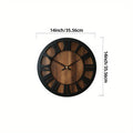 Vintage Roman Numeral Wall Clock – product image 7