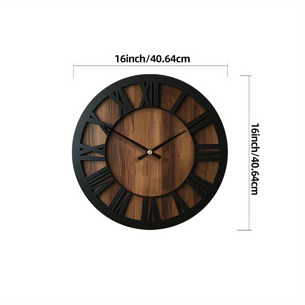 Vintage Roman Numeral Wall Clock – product image 8
