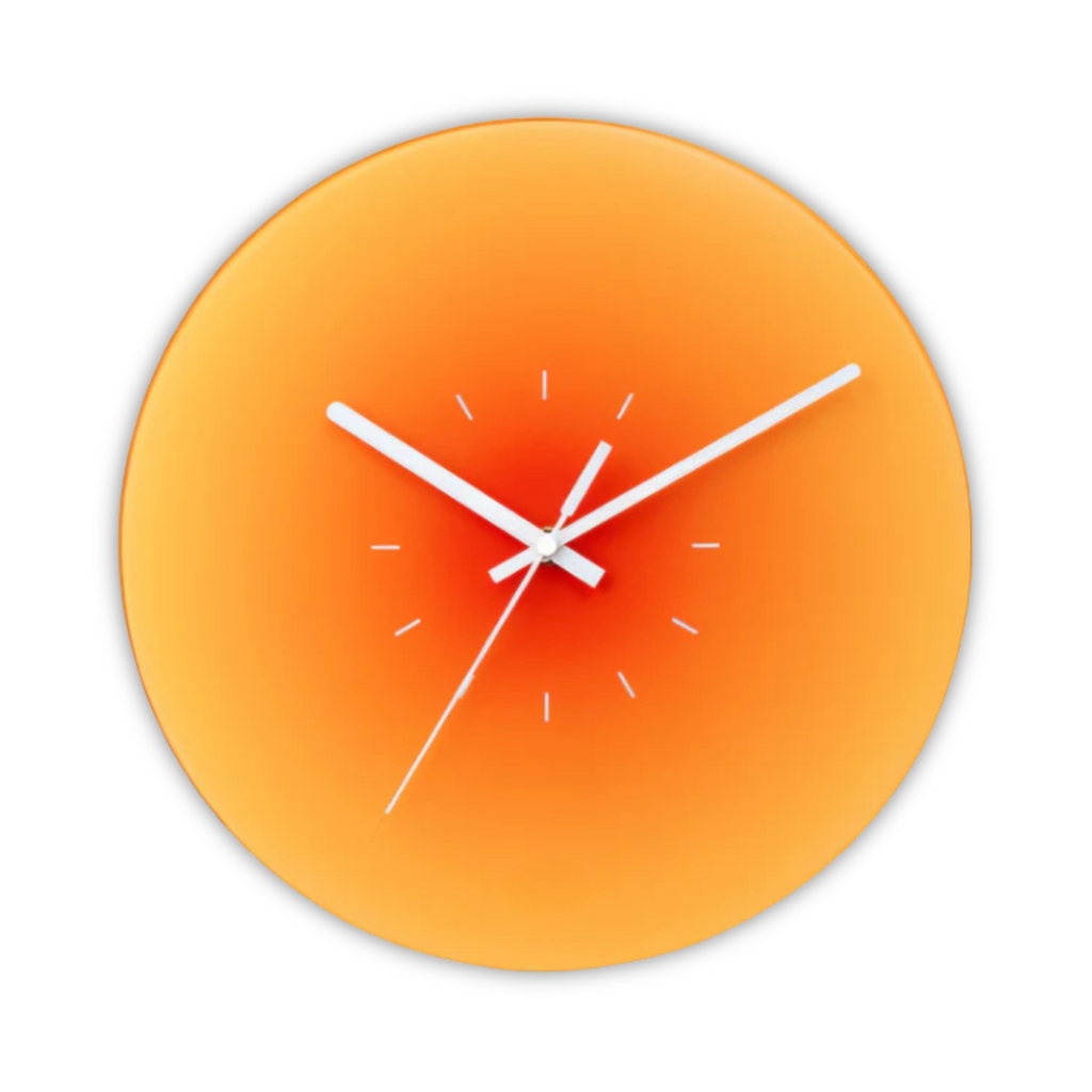 Sunset Glass Wall Clock – product image 4