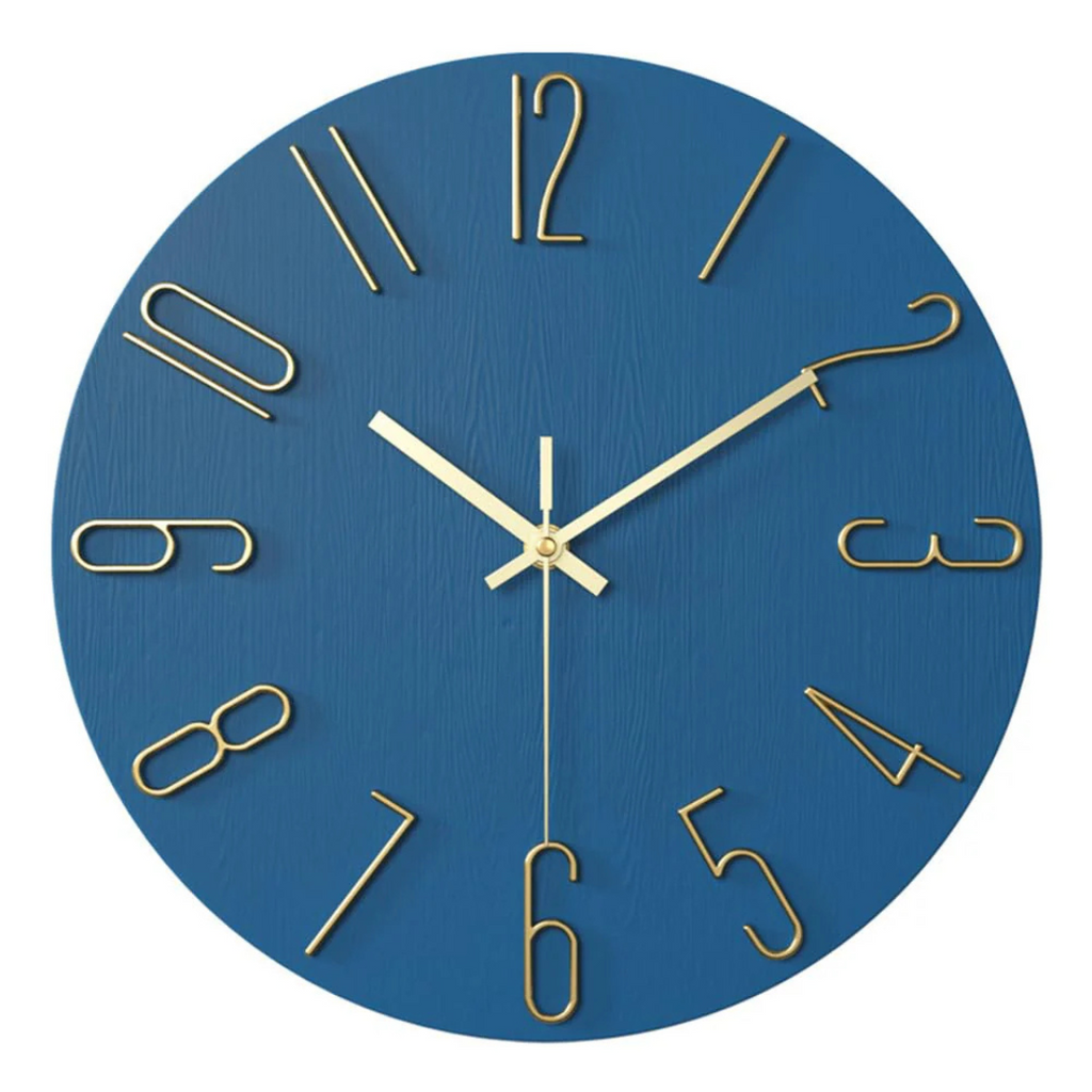 Noble Pastel and Gold Wall Clock – product image 8