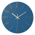 Noble Pastel and Gold Wall Clock – product image 8