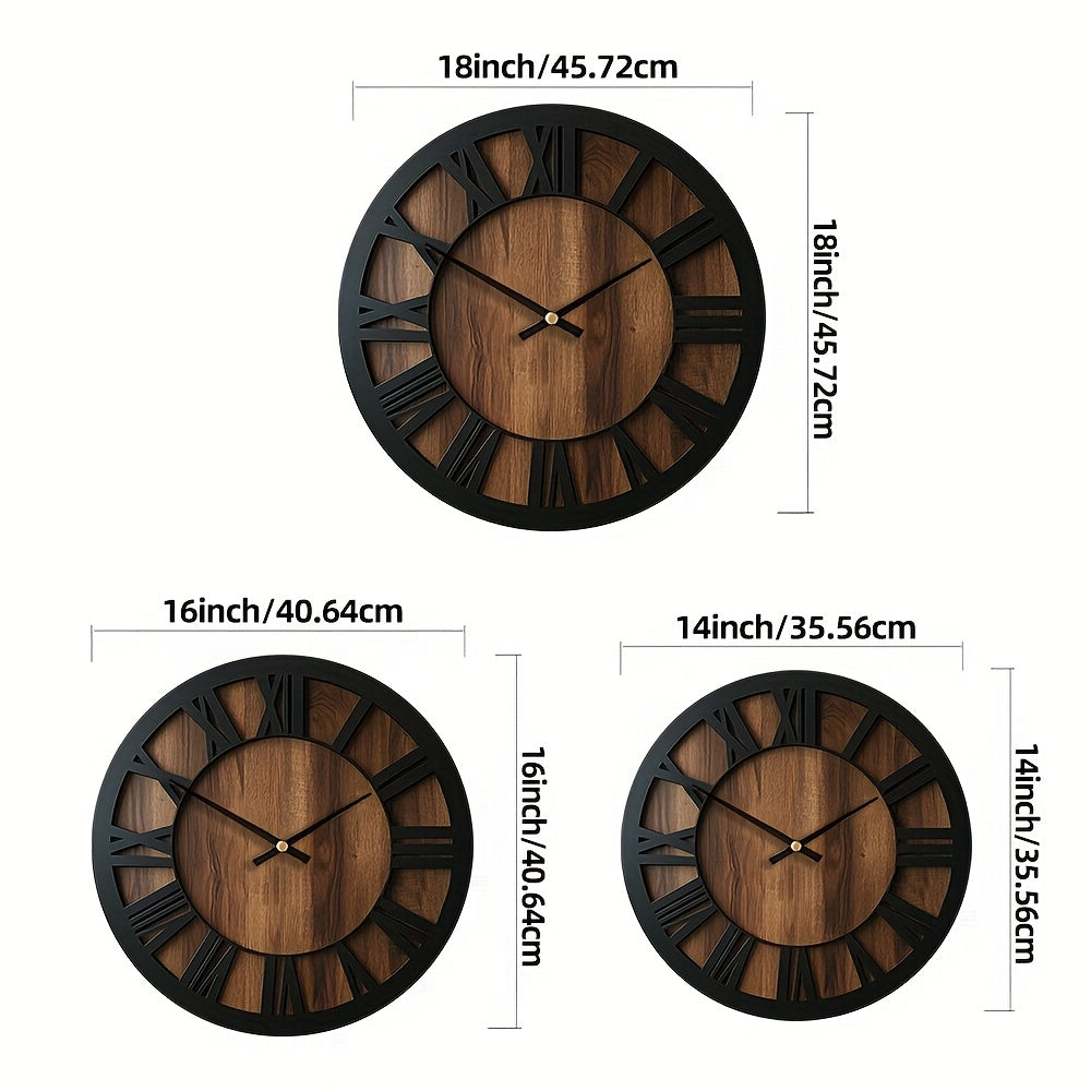 Vintage Roman Numeral Wall Clock – product image 4