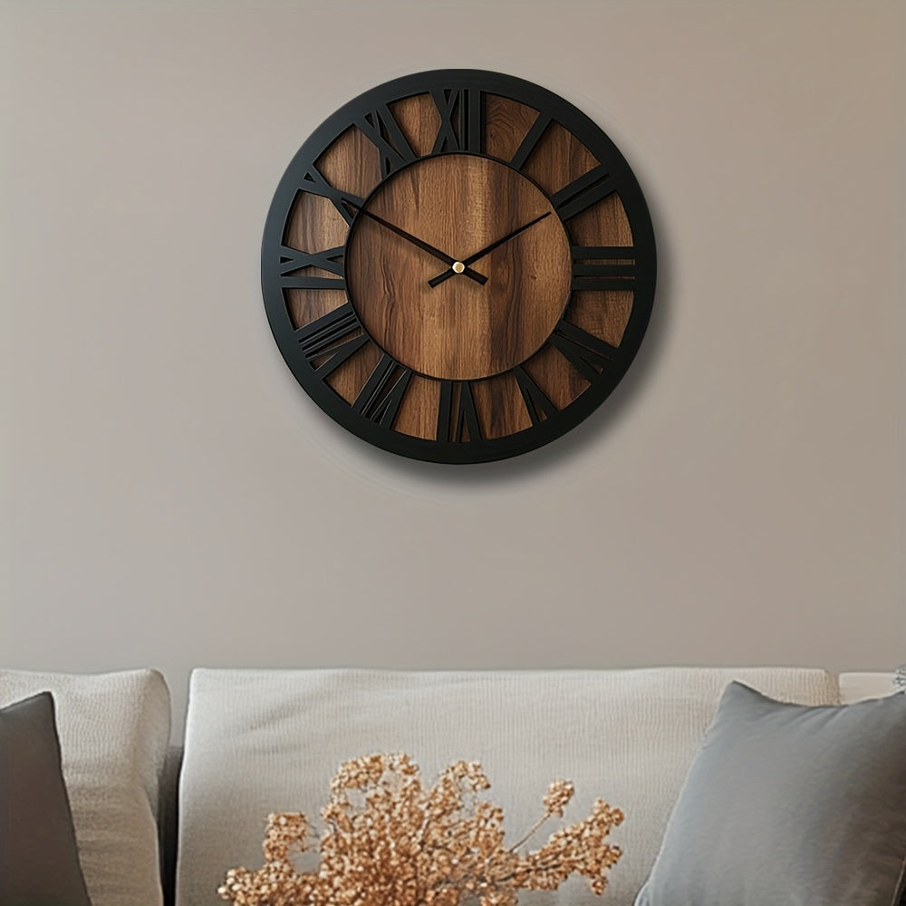 Vintage Roman Numeral Wall Clock – product image 11