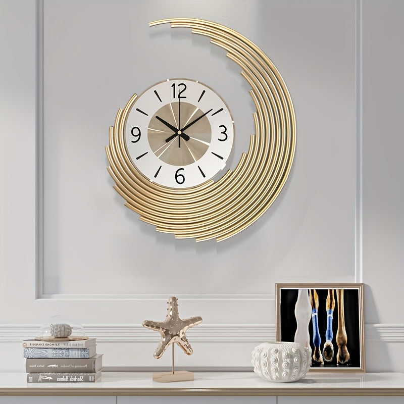 Layered 3D Metal Wall Clock – product image 3