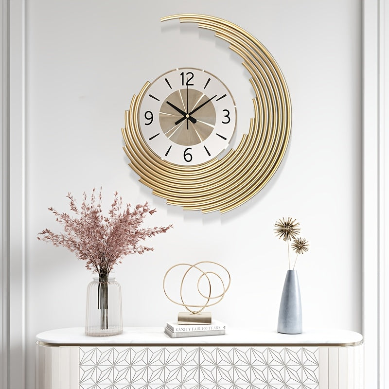 Layered 3D Metal Wall Clock – product image 2