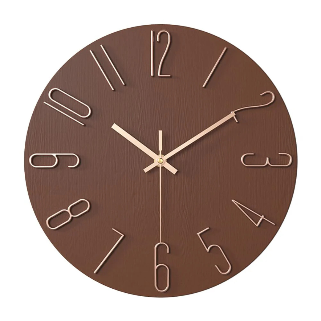 Noble Pastel and Gold Wall Clock – product image 3