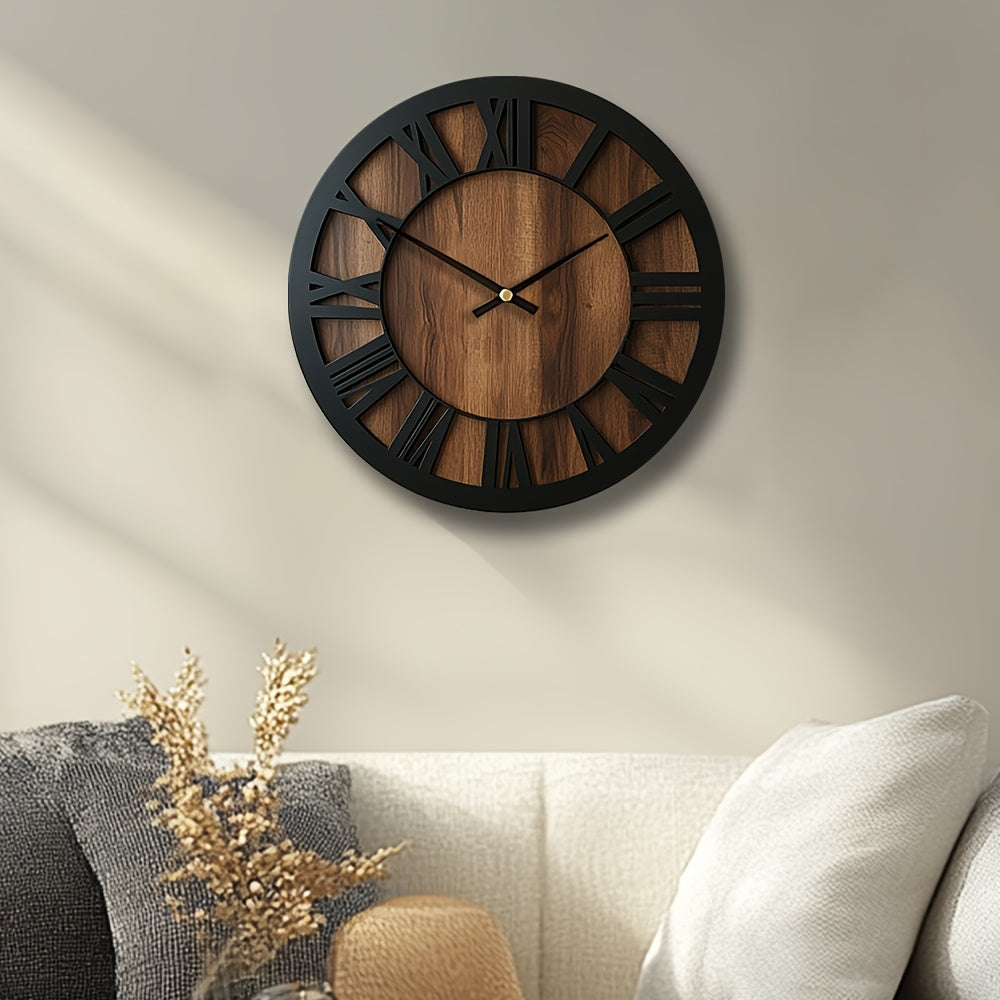 Vintage Roman Numeral Wall Clock – product image 10
