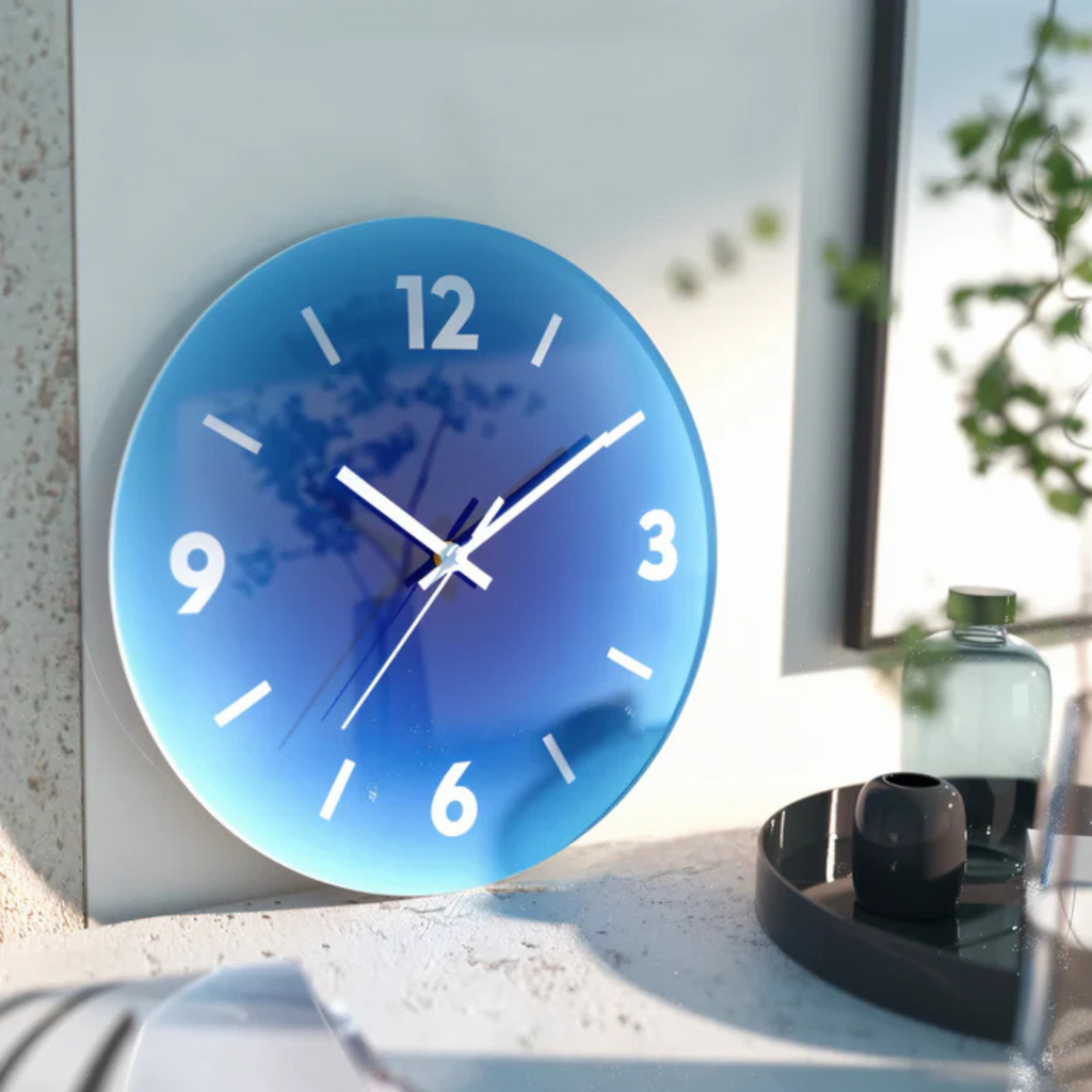 Sunset Glass Wall Clock – product image 3