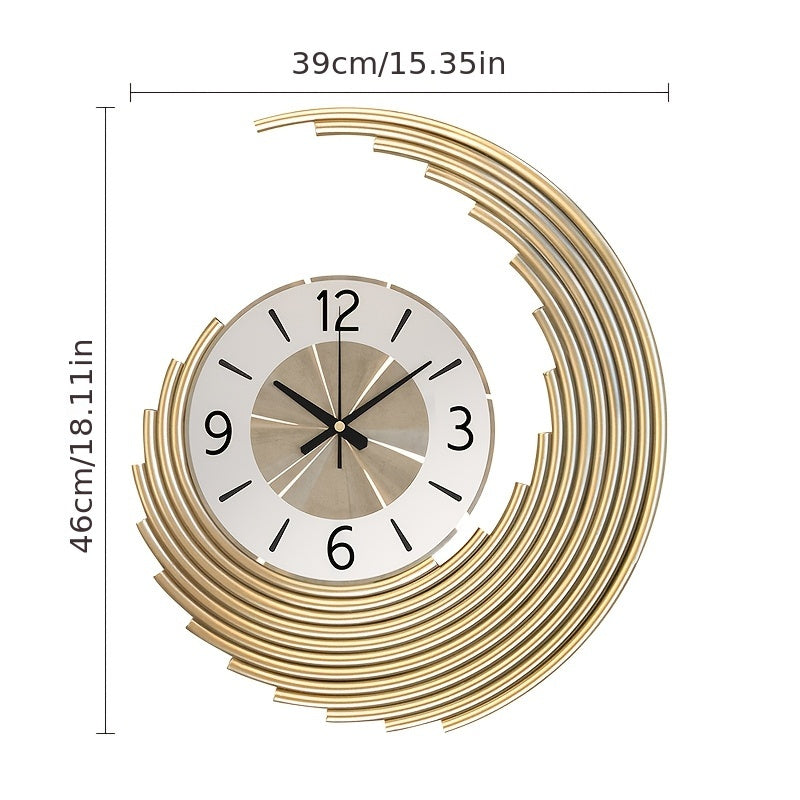 Layered 3D Metal Wall Clock – product image 4
