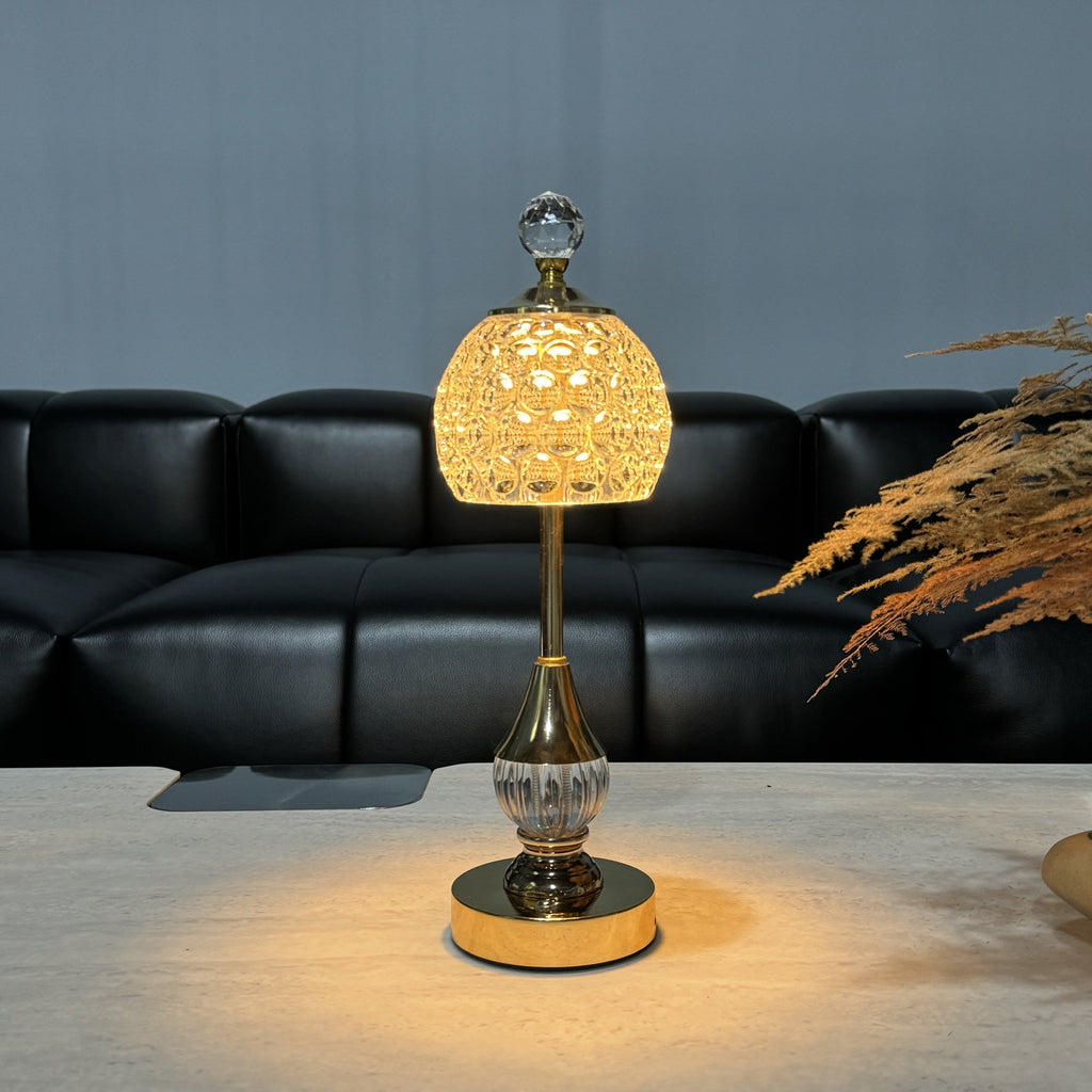 Art Deco Crystal Touch Table Lamp – product image 7