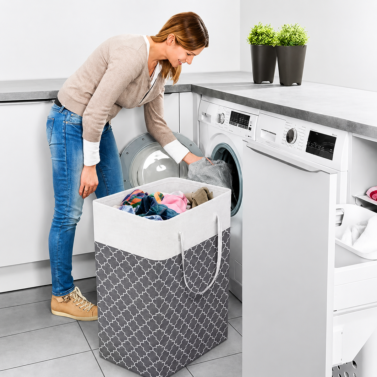 Lauva 75L Waterproof Laundry Basket – product image 3