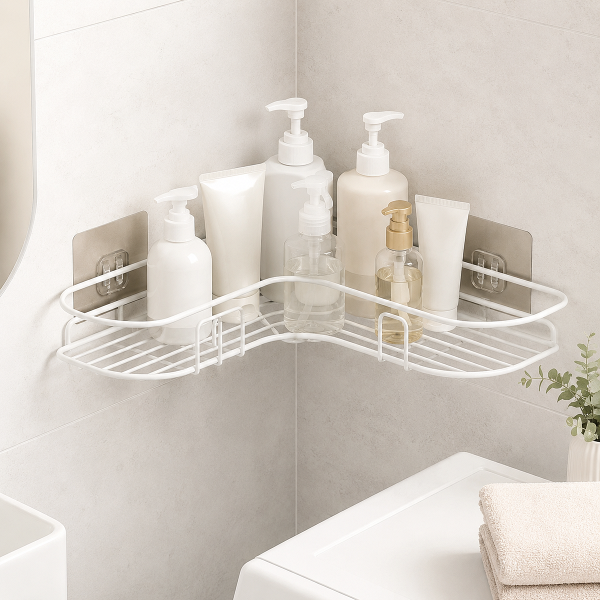 Rustproof Corner Shower Shelf – product image 3