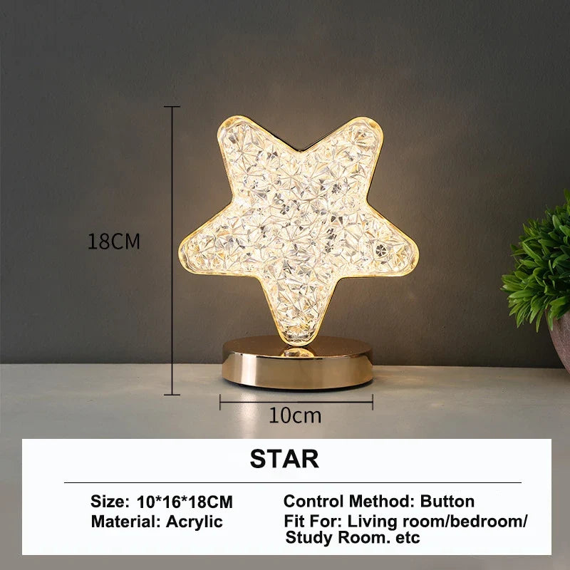 Stellora 3D Crystal Night Light – product image 9
