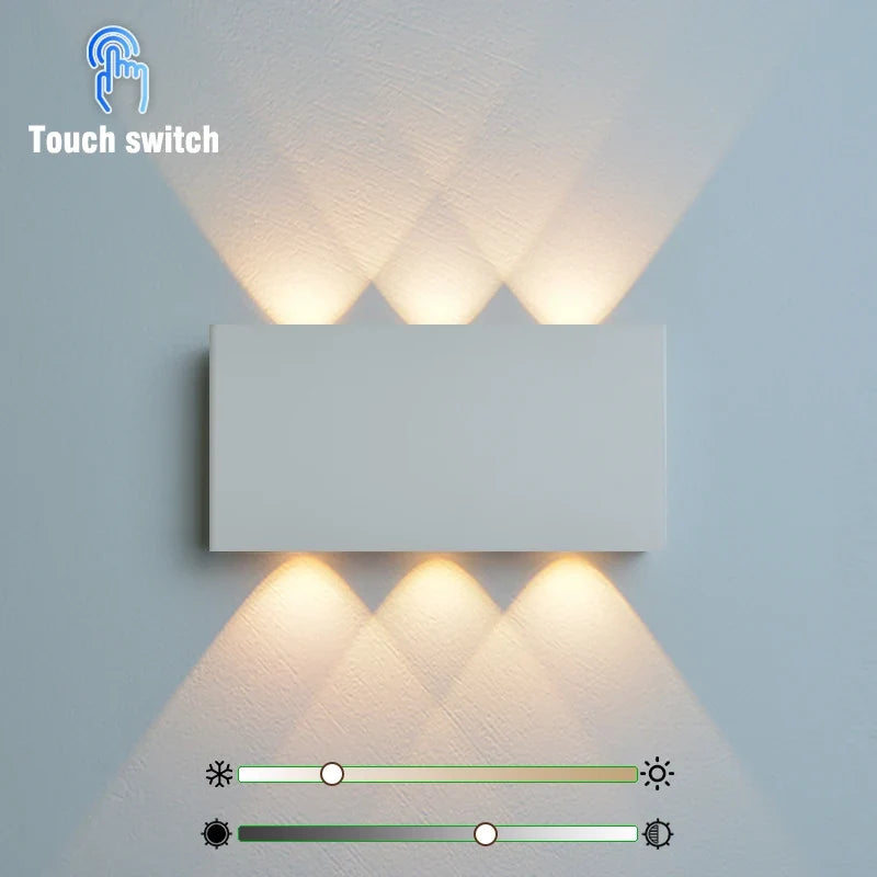 LumiBlock Wood Grain Wall Lamp – product image 10
