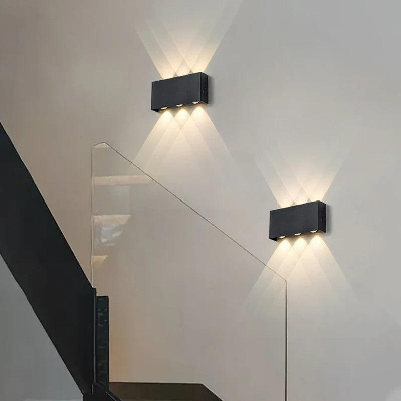 LumiBlock Wood Grain Wall Lamp – product image 5