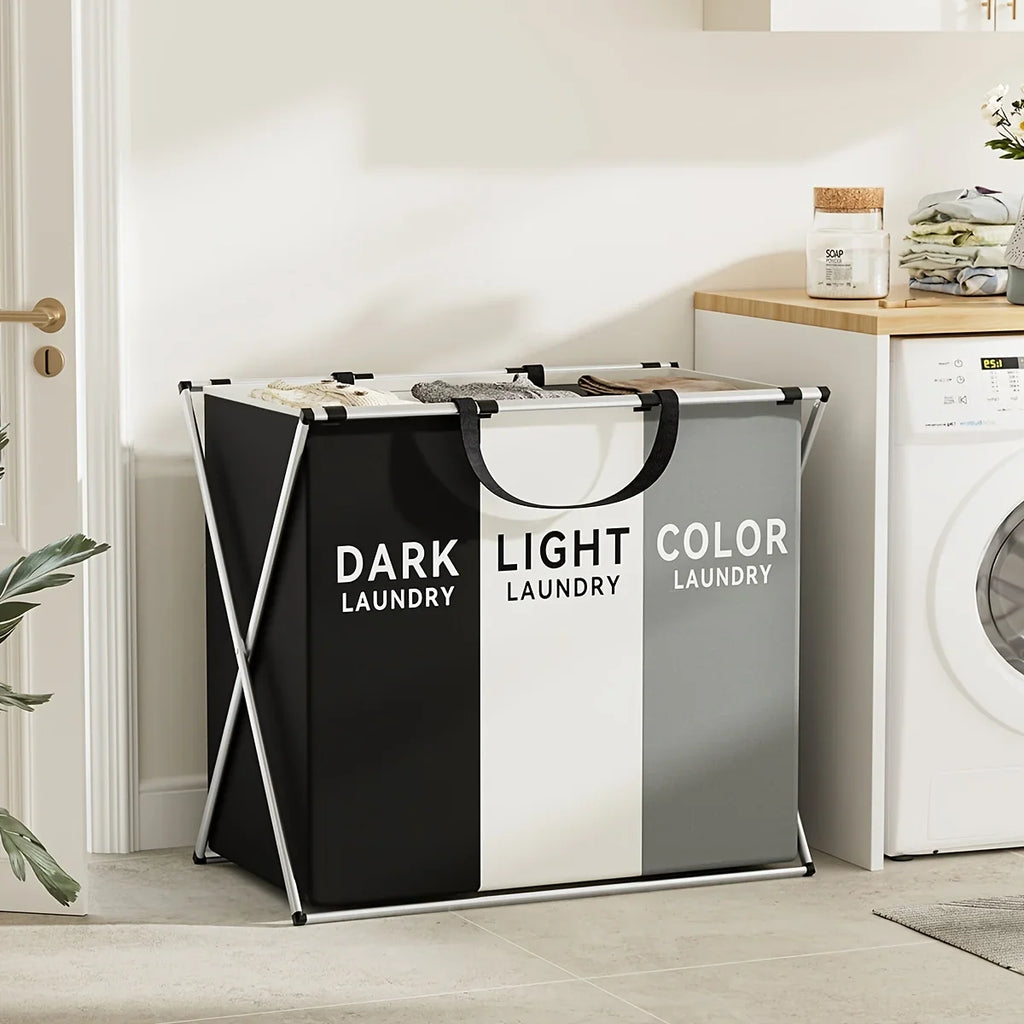 TriSort Sectioned Laundry Hamper – product image 2