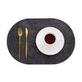 LinoMat Oval Faux Leather Placemats – product image 6