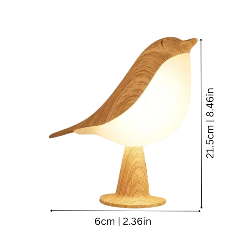 Wooden Bird Rechargeable Table Lamp – product image 9