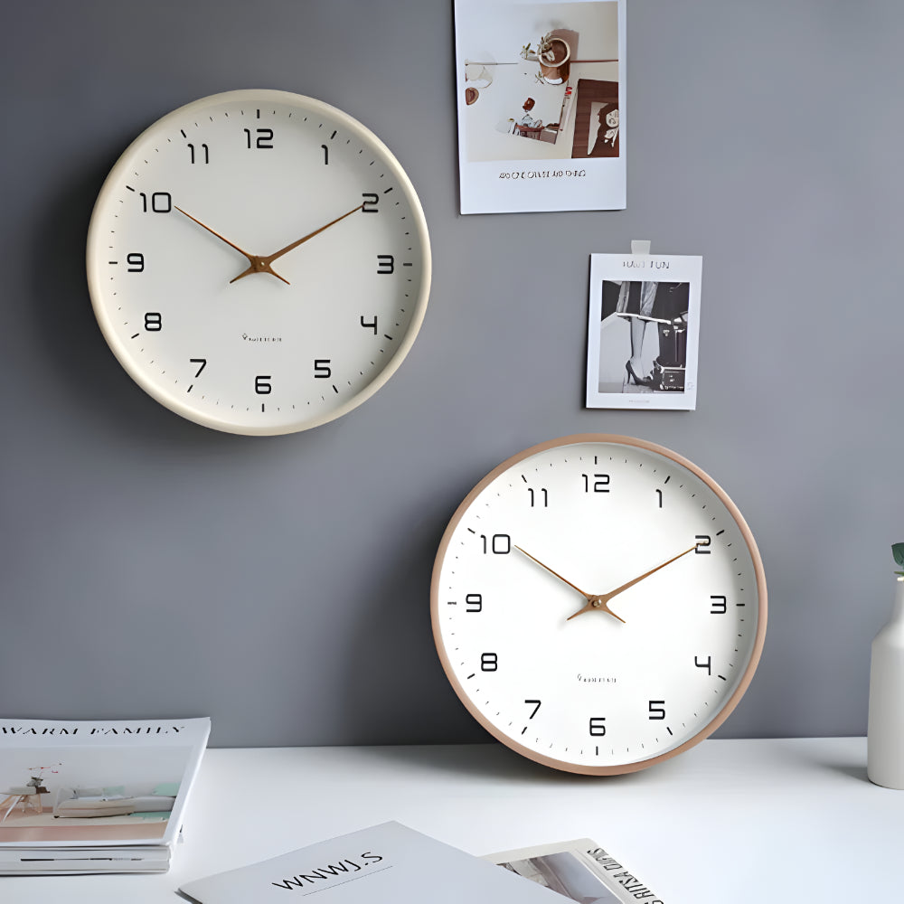 Modern Round Silent Wall Clock – product image 9