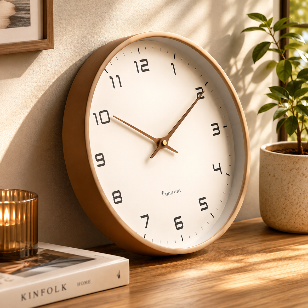 Modern Round Silent Wall Clock – product image 2