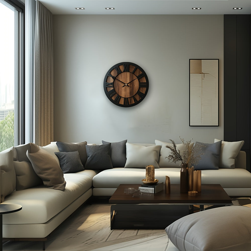 Vintage Roman Numeral Wall Clock – product image 6