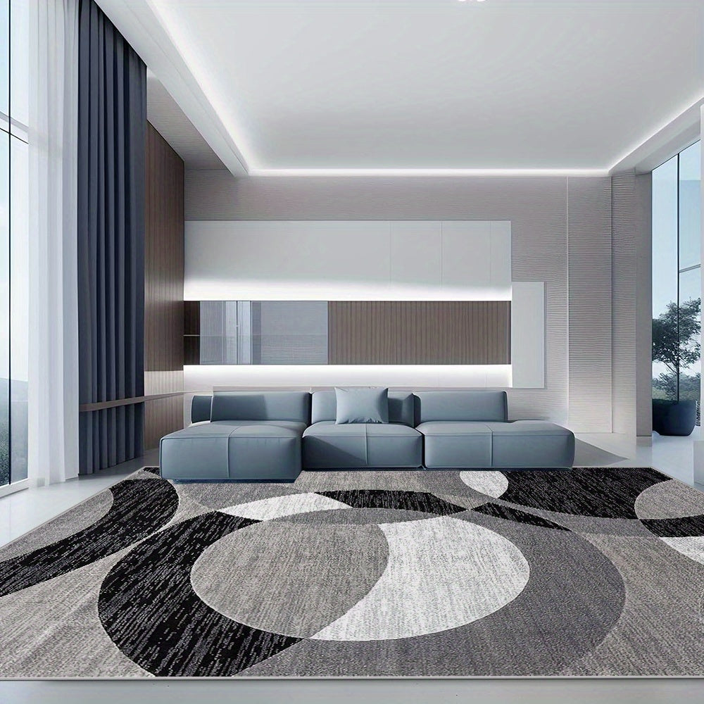 Orbit Weave Abstract Circle Rug – product image 5