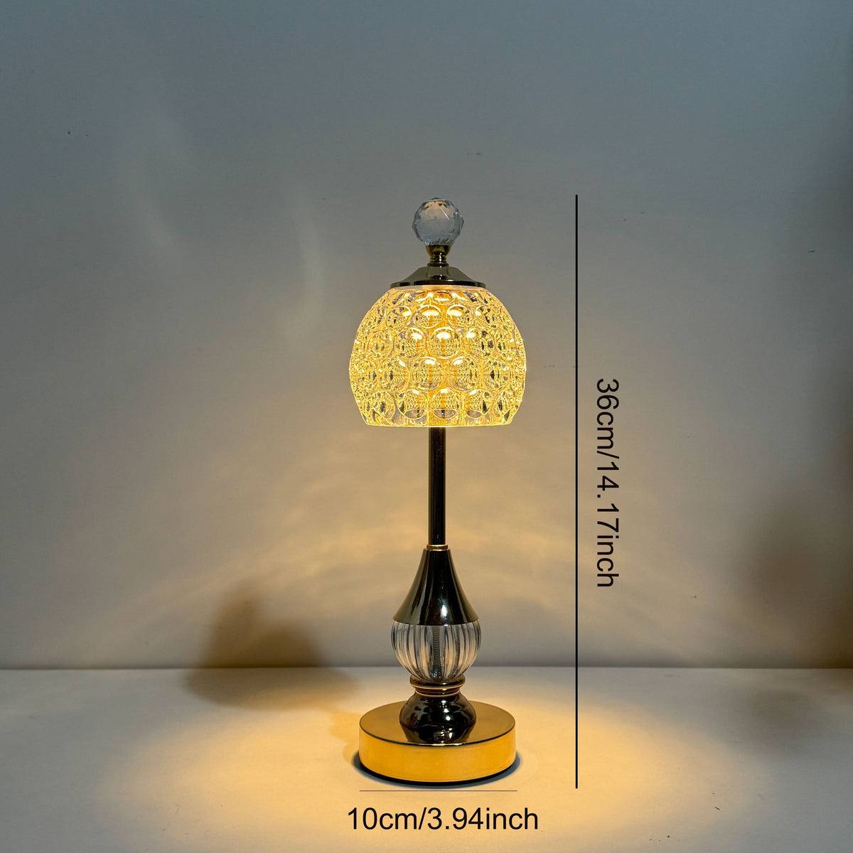 Art Deco Crystal Touch Table Lamp – product image 6