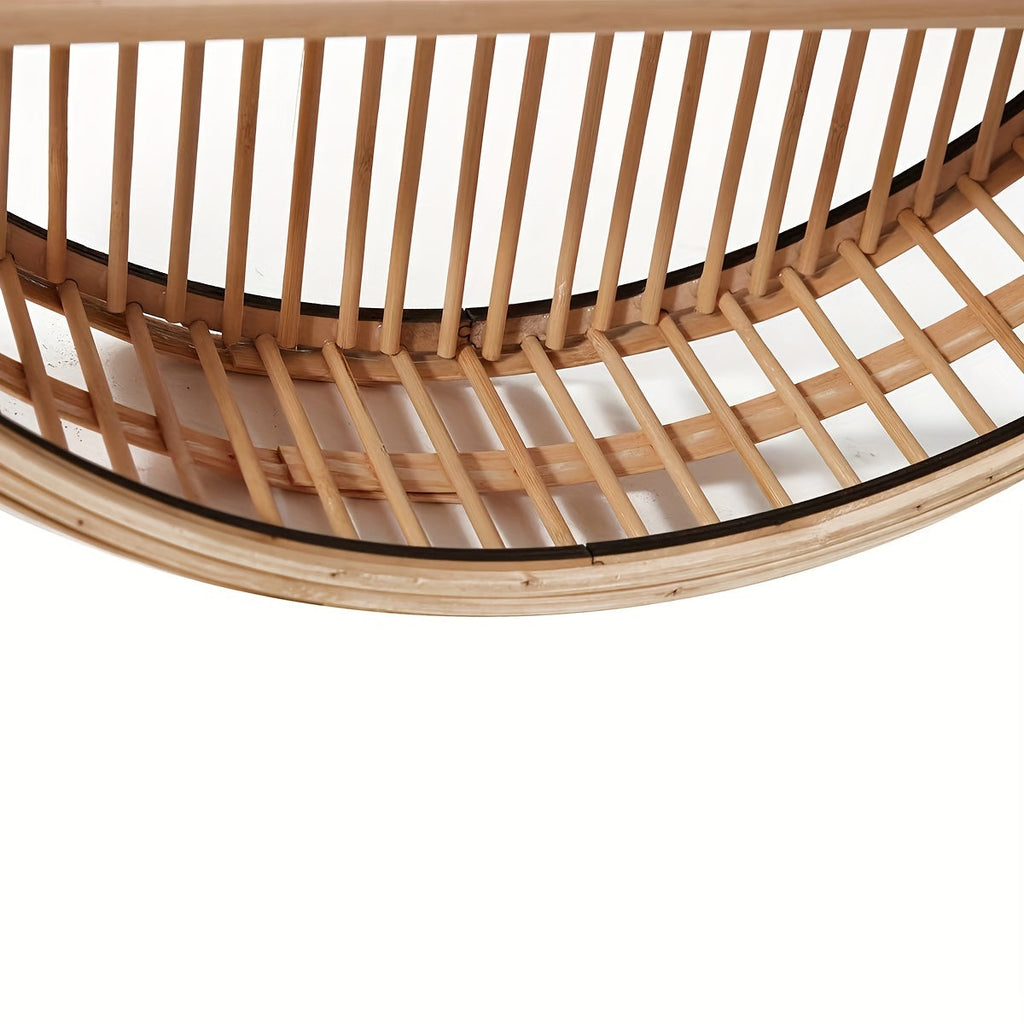 Round Bamboo Wall Shelf – product image 5