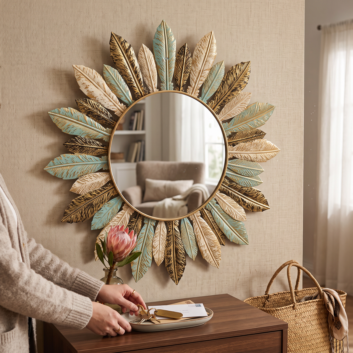 Sunburst Wall Mirror