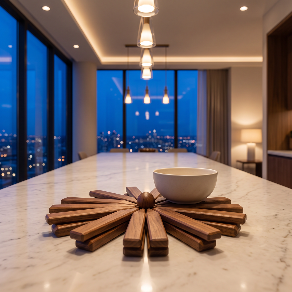 Walnut Fold Table Mat