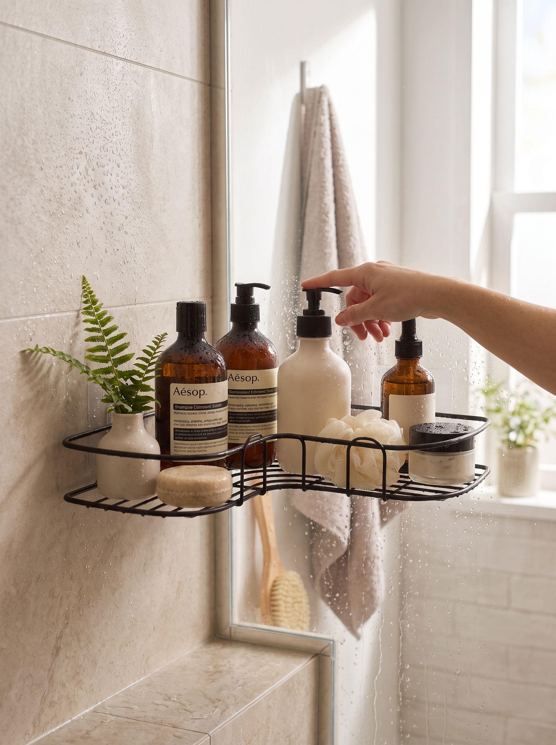 Rustproof Corner Shower Shelf Reclaim Every Corner
