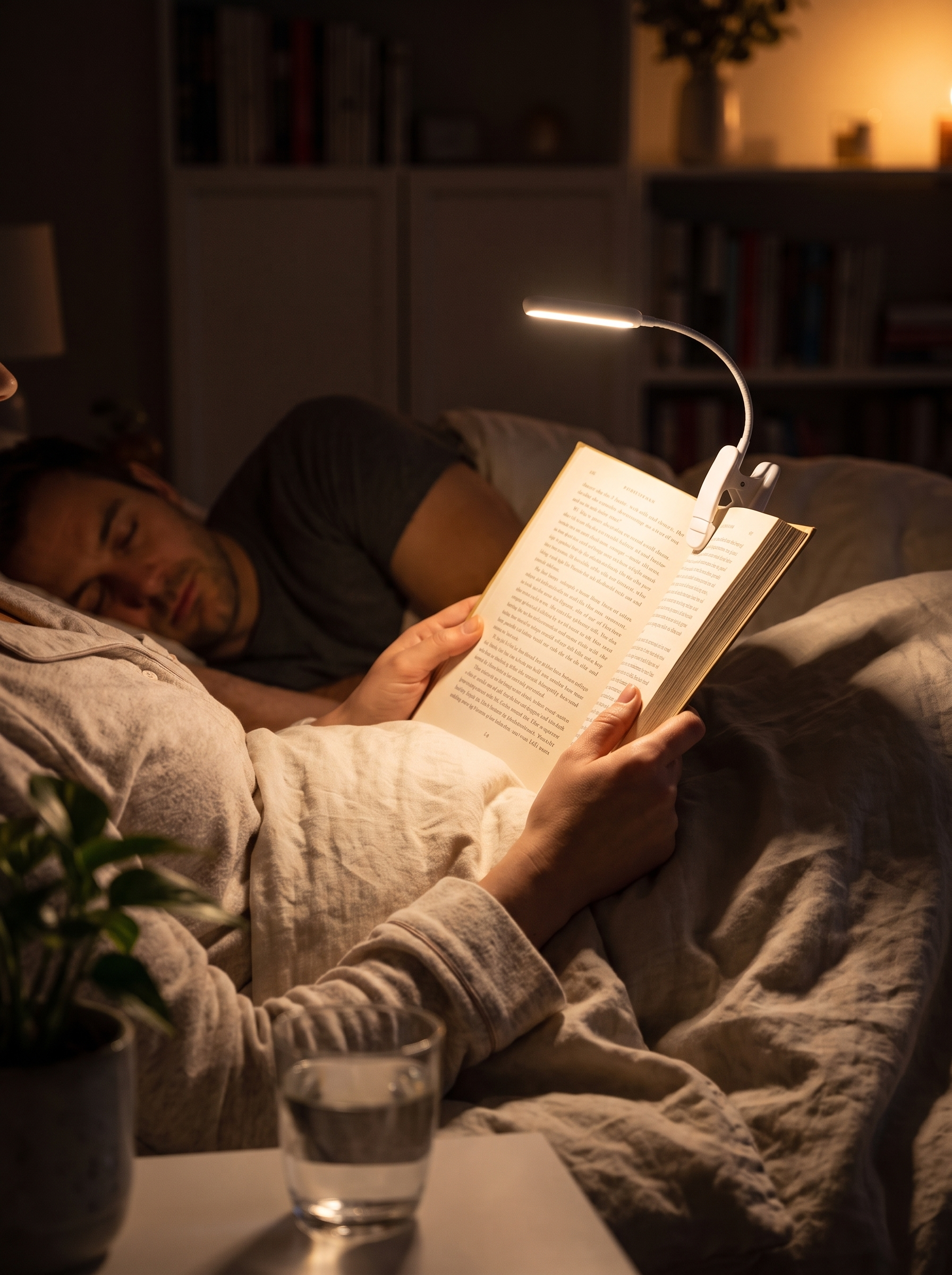 Flexi Clip Reading Light Read Without Waking Anyone