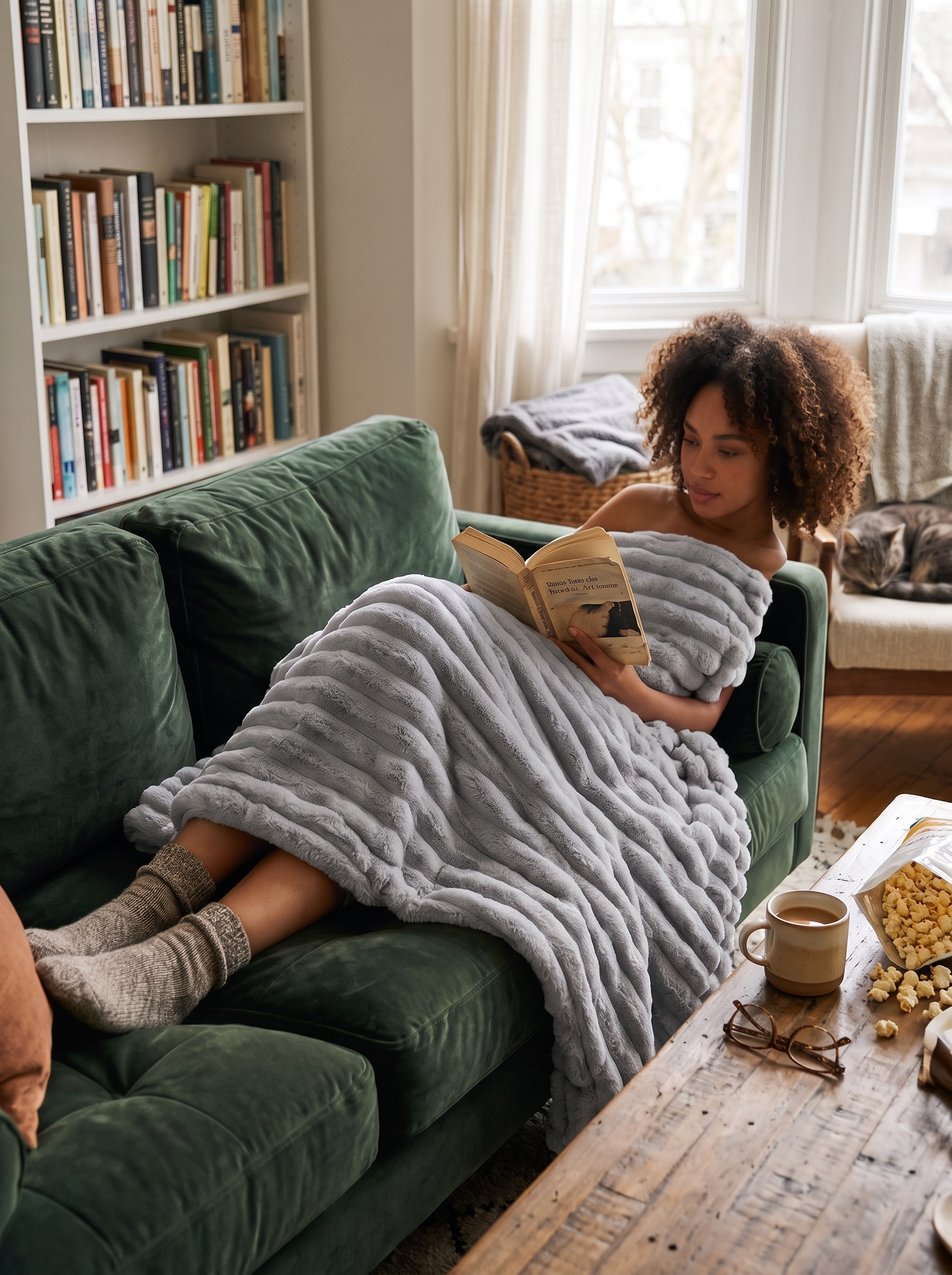 Winter Plush Fleece Throw Made For The Sofa You Love