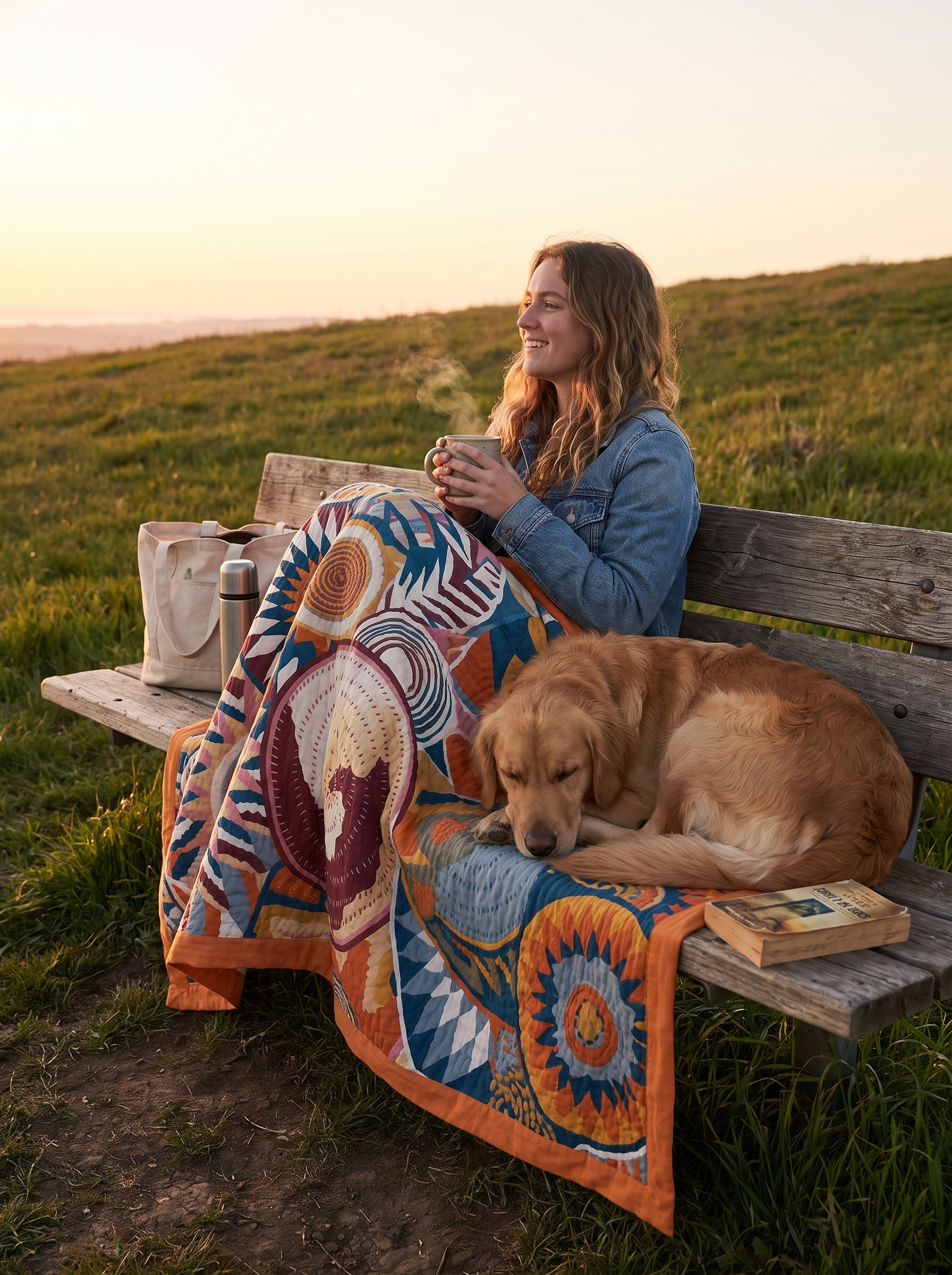 All Season Cotton Throw Blanket Goes Wherever You Do