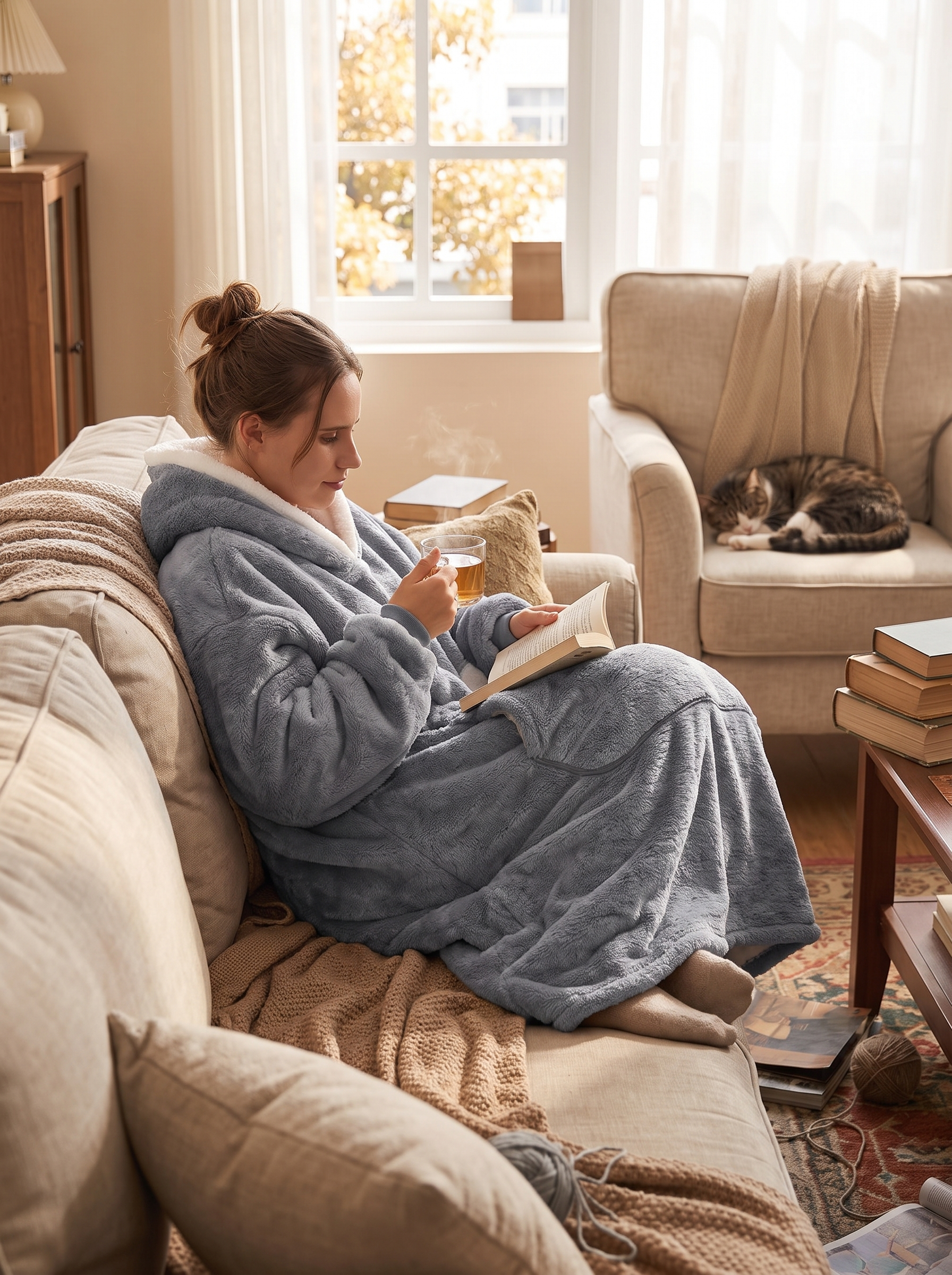 Hooded Wearable Blanket The Blanket That Stays Put