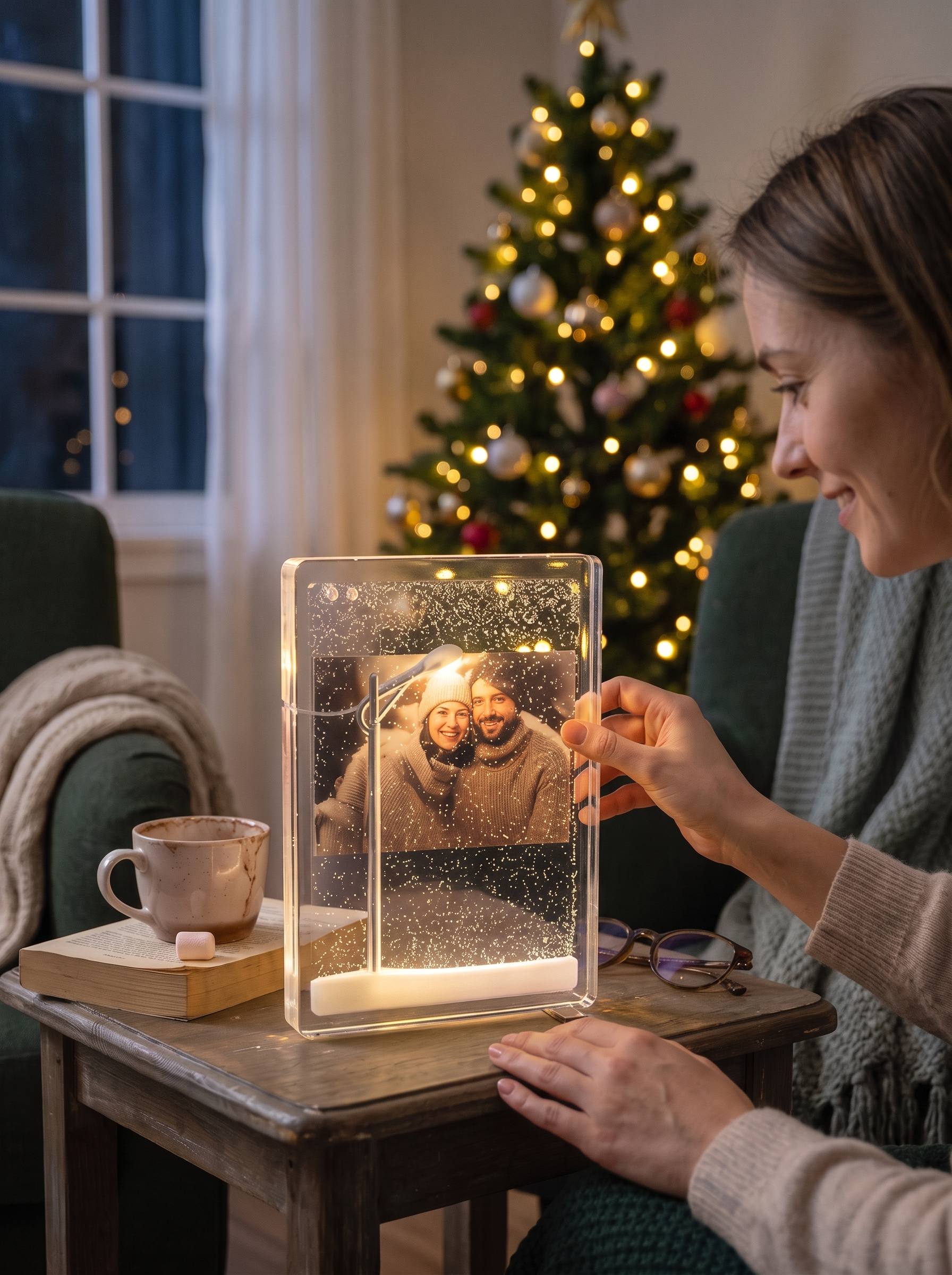 Snowfall Projector Lamp Let It Snow Indoors