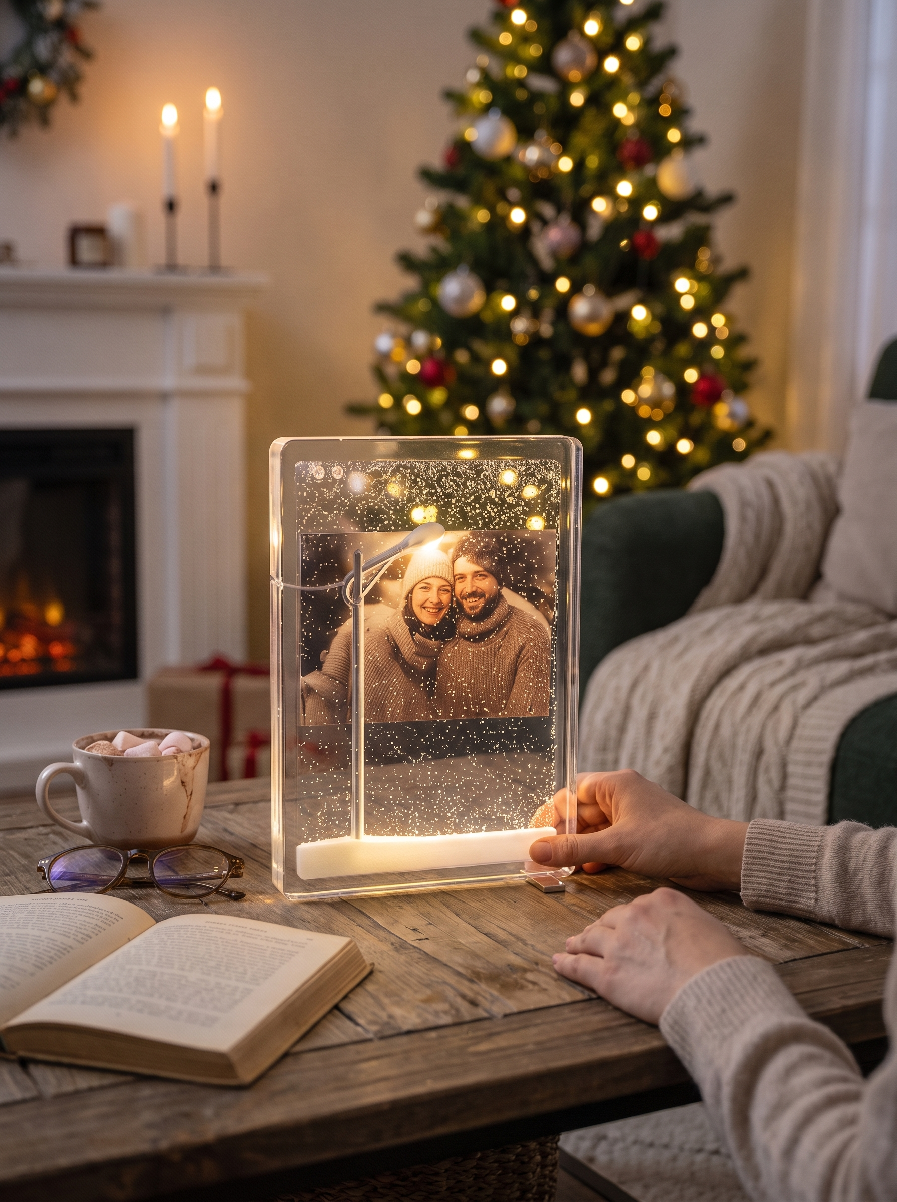 Snowfall Projector Lamp Instant Atmosphere