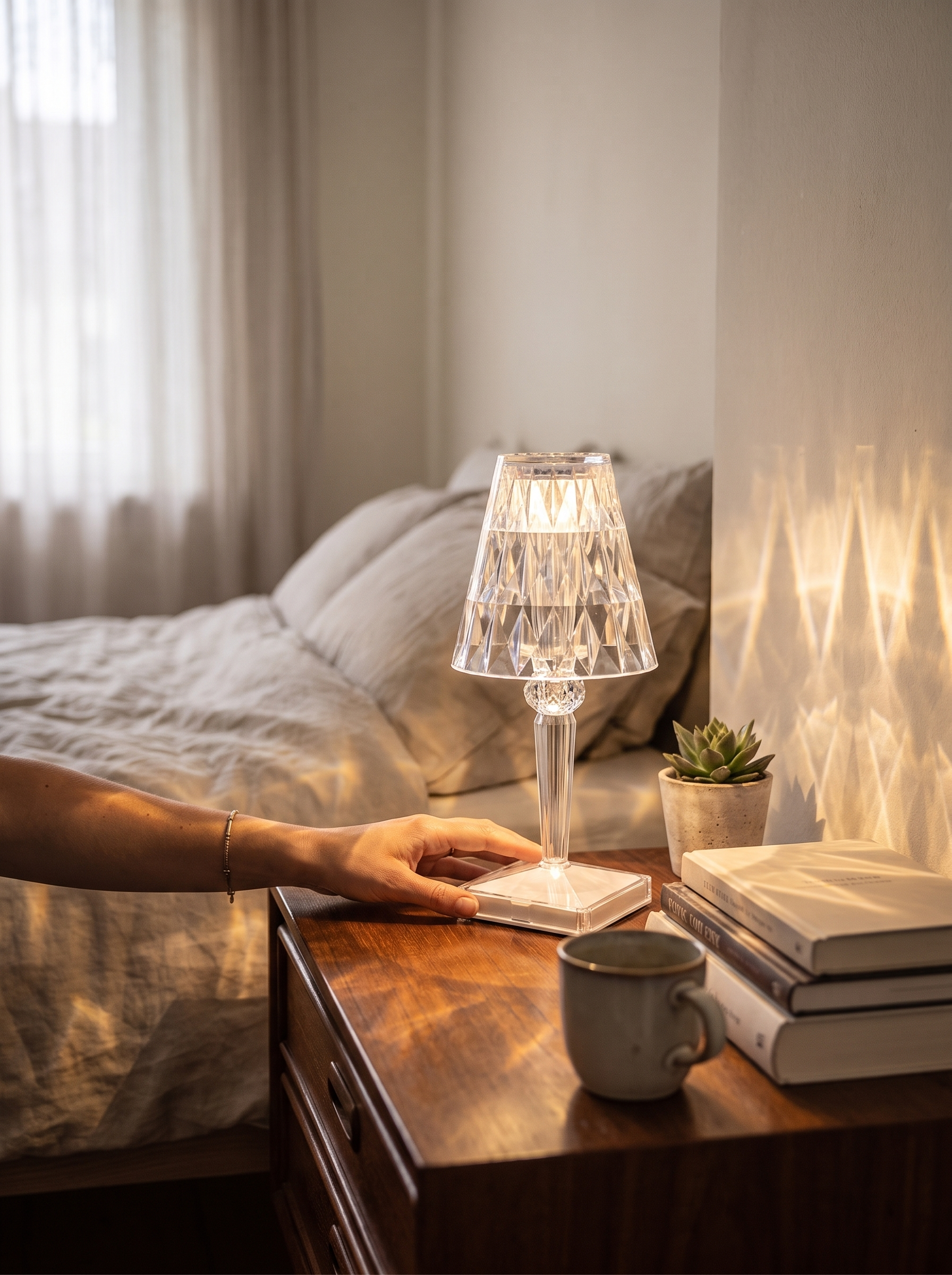 Crystal Touch Dimmable Table Lamp Elegance On Every Surface