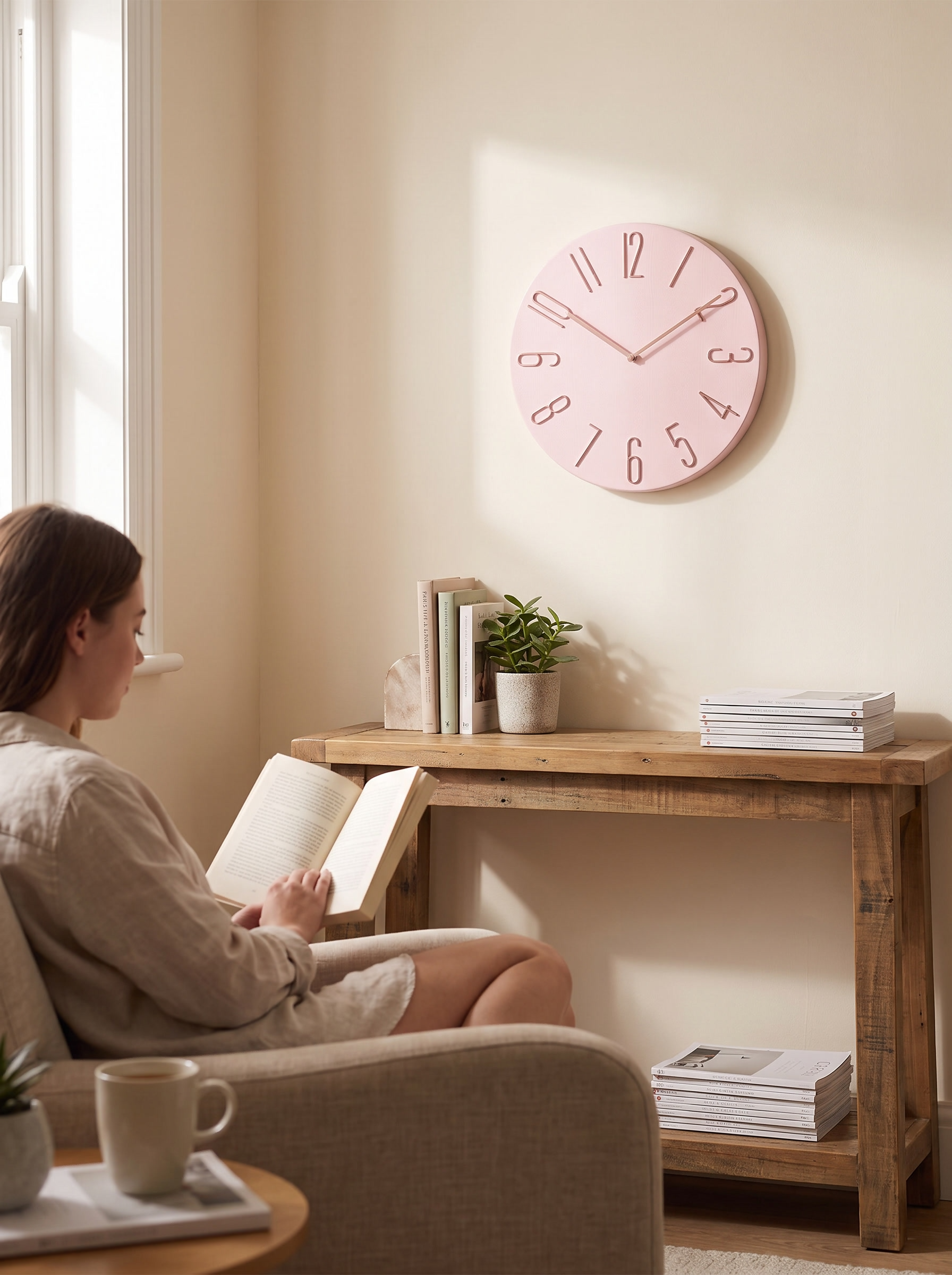 Silent Round Wall Clock Peaceful And Silent