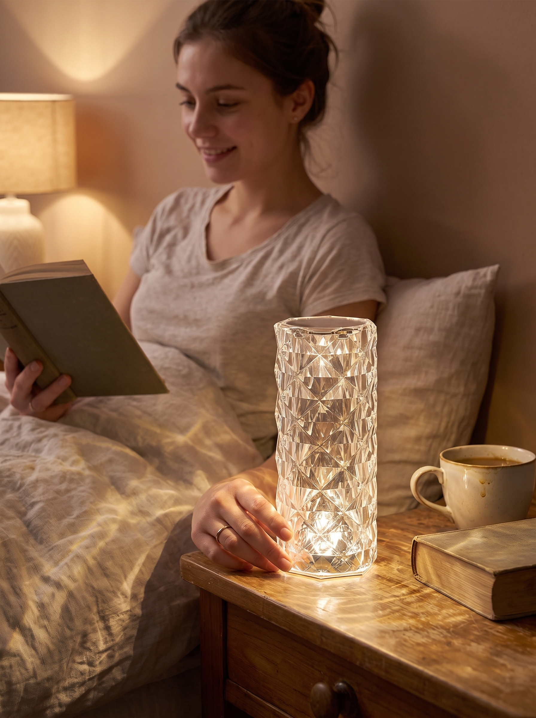 16 Colour Crystal Mood Lamp Sixteen Moods, One Lamp