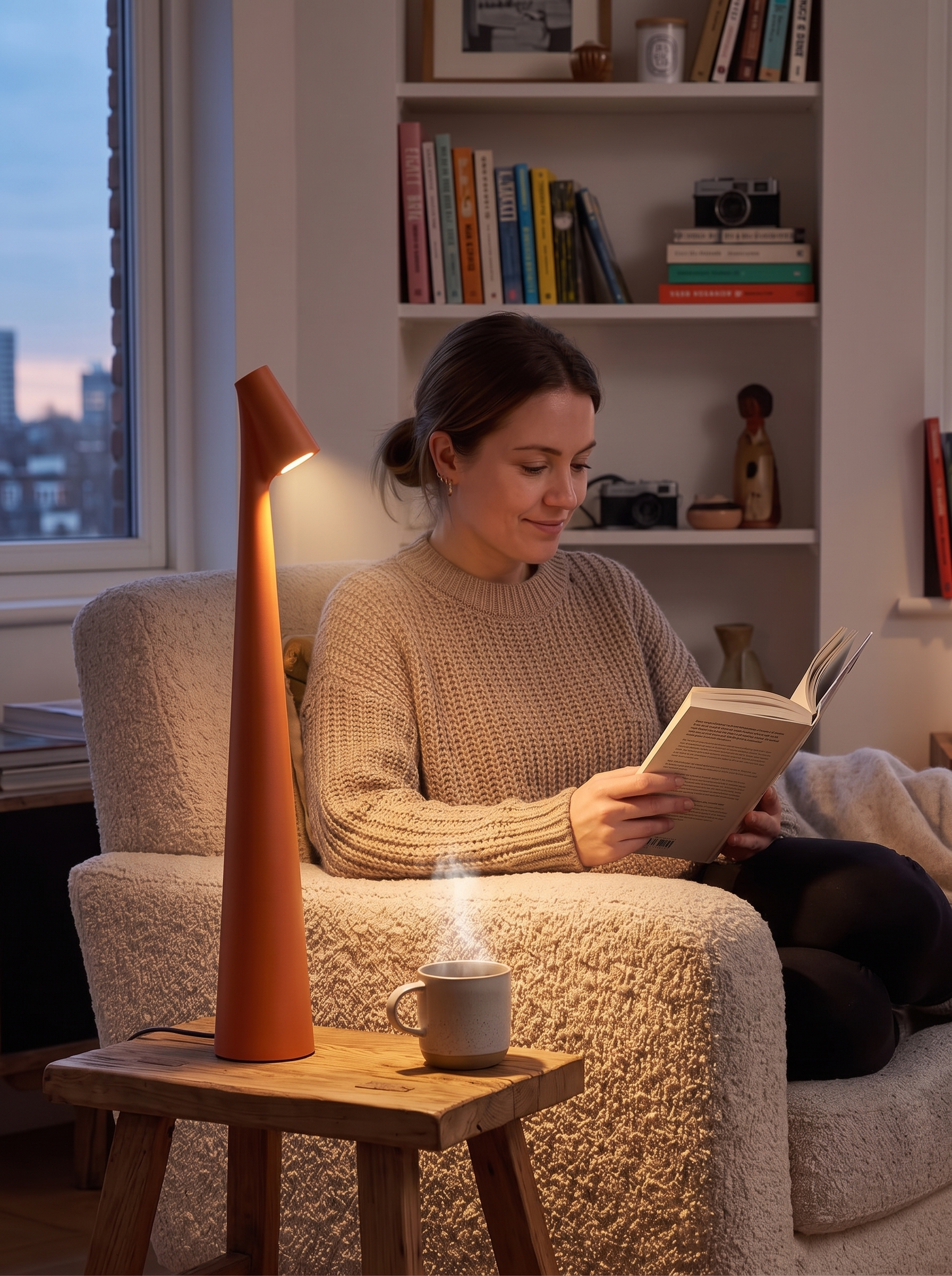 Glowora Rechargeable LED Table Lamp Beautifully Simple Light