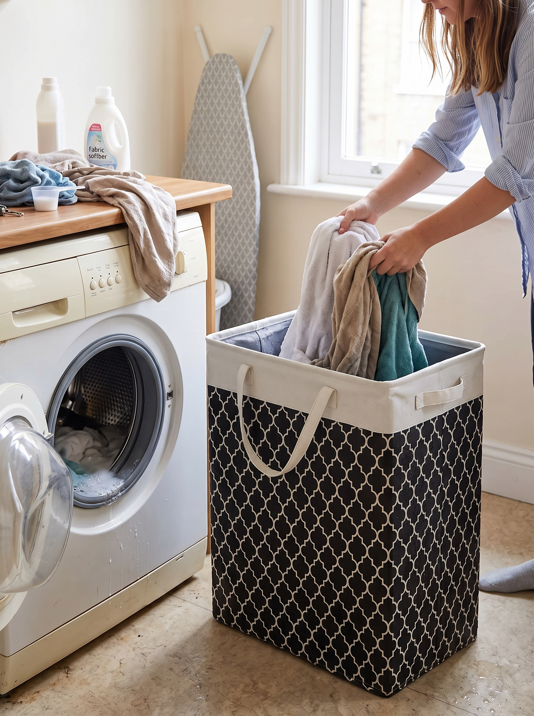 Lauva 75L Waterproof Laundry Basket Waterproof Where It Matters