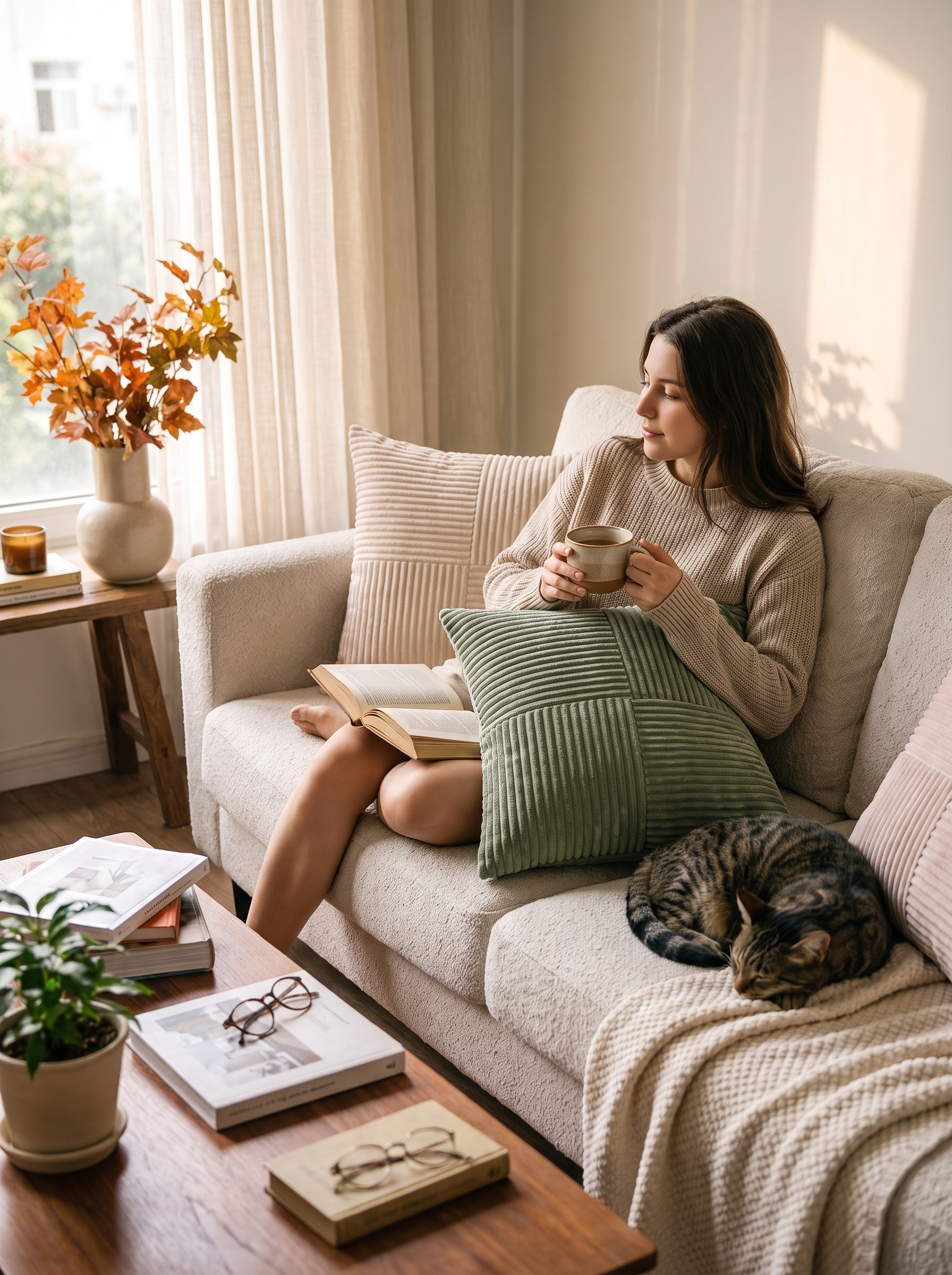 Corduroy Cushion Covers Autumn In An Instant