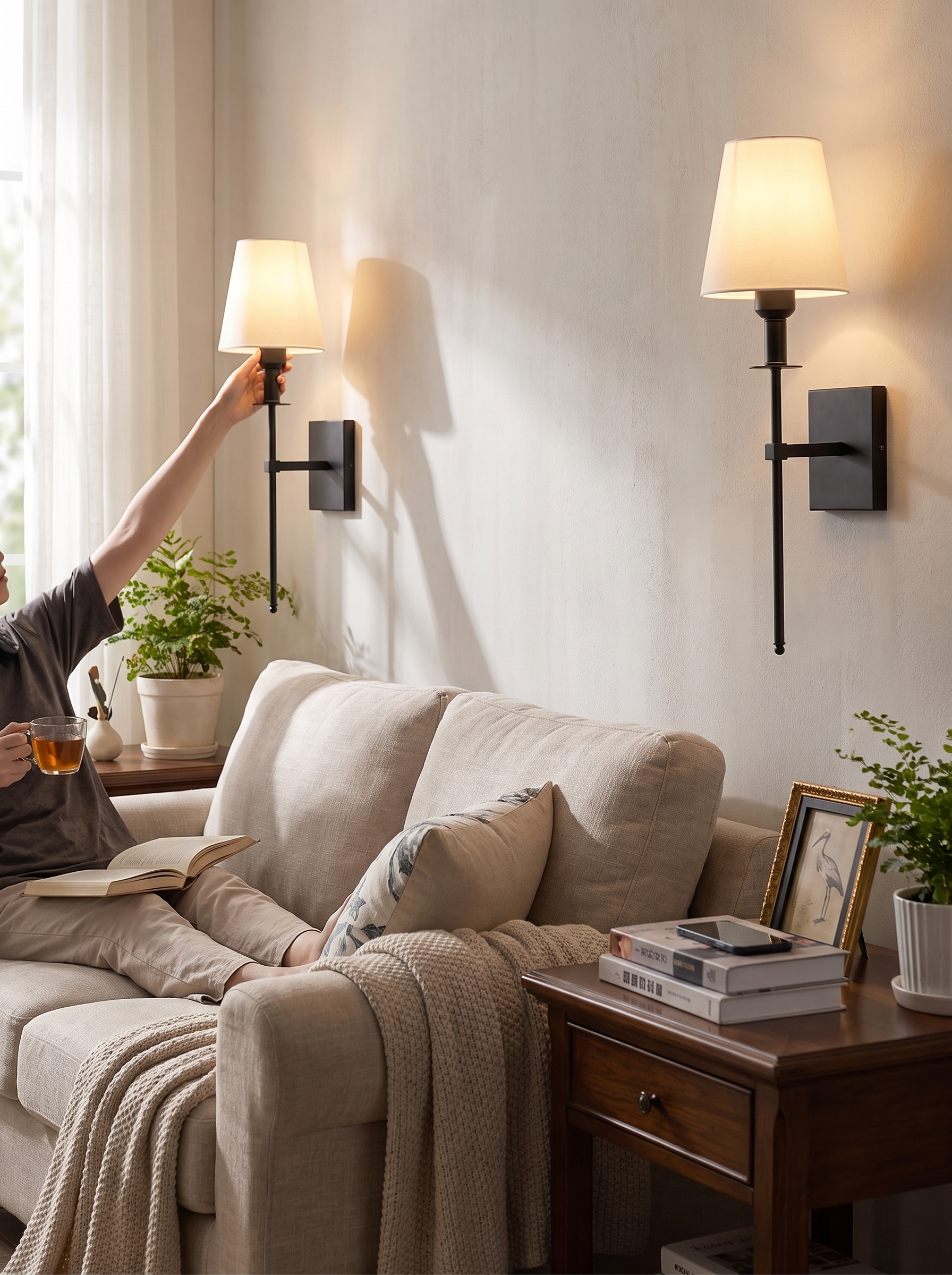 Rechargeable Wireless Wall Light 2 Pack A Perfect Pair
