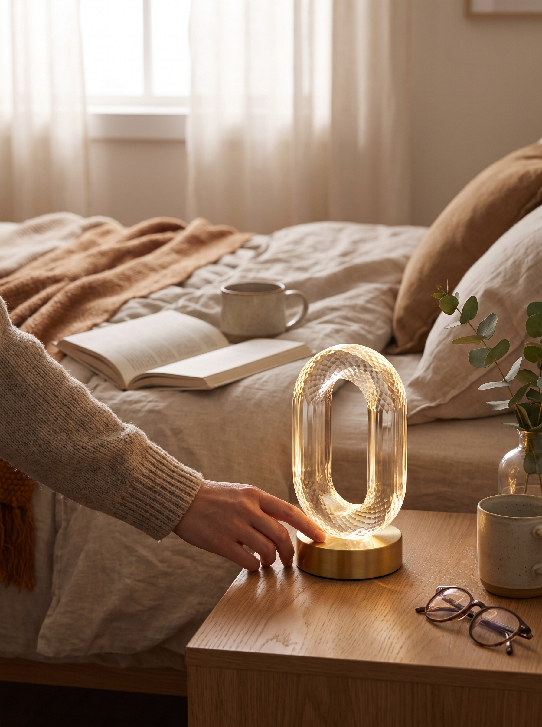 Stellora 3D Crystal Night Light Gentle Reflections