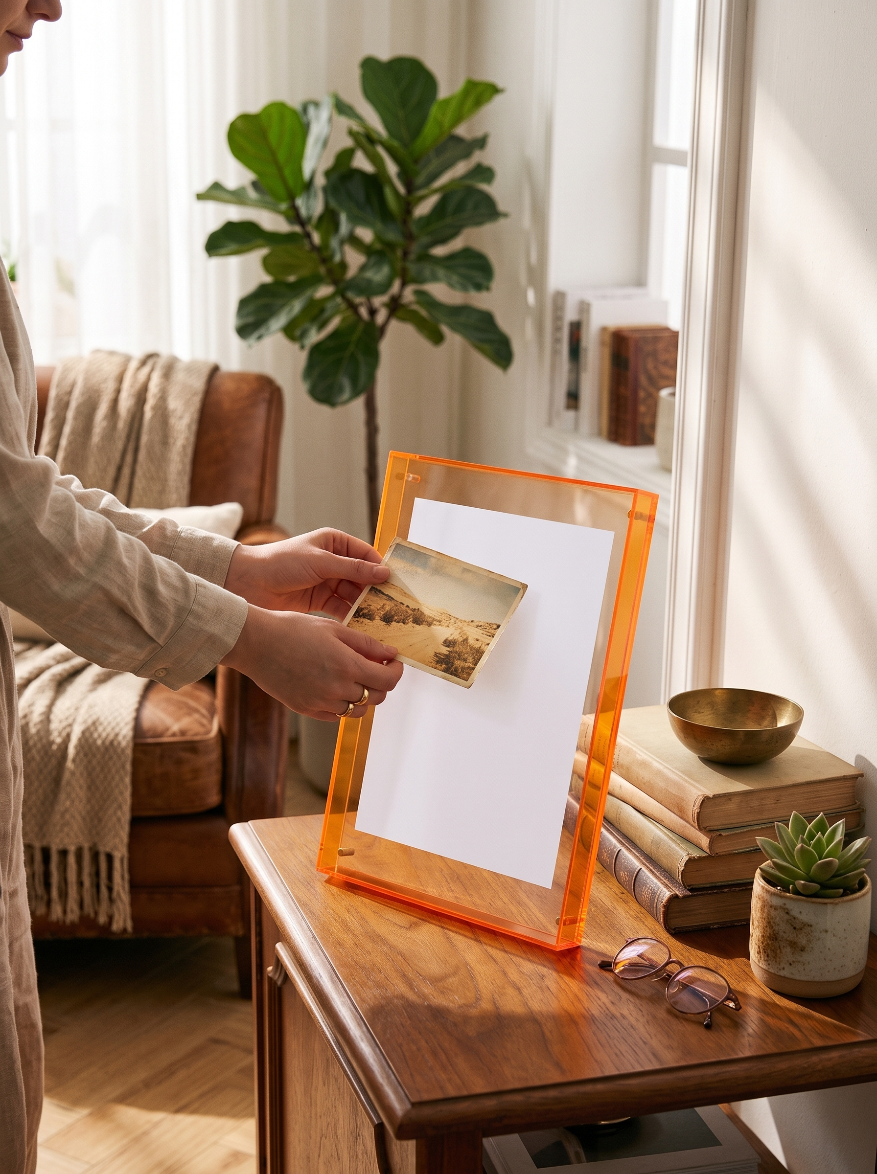 Seravina Floating Acrylic Frame Nothing To Distract