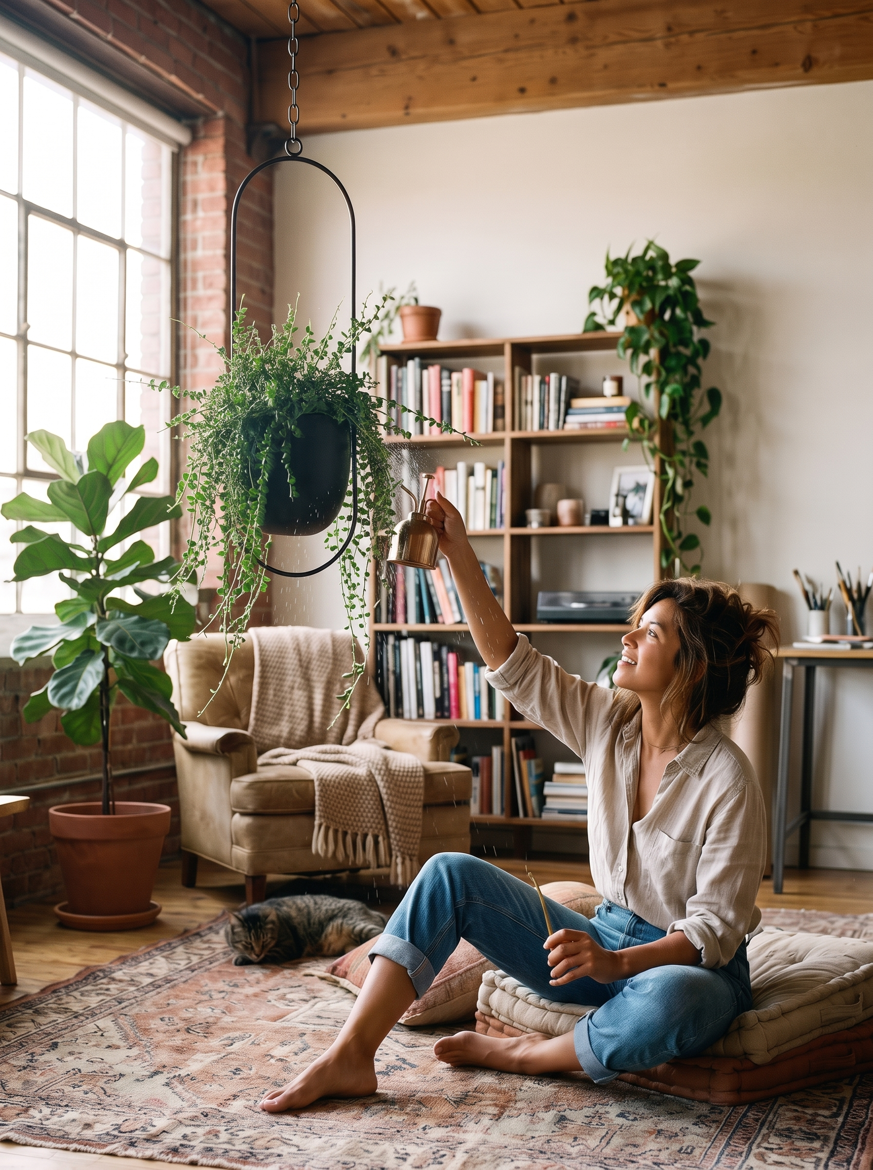 FloraFrame Geometric Hanging Planter Greenery On The Wall