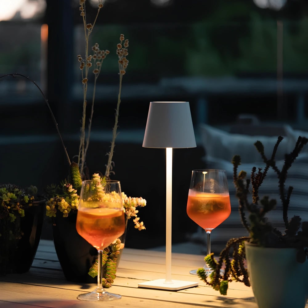 Tall Cordless Touch Dimmable Lamp